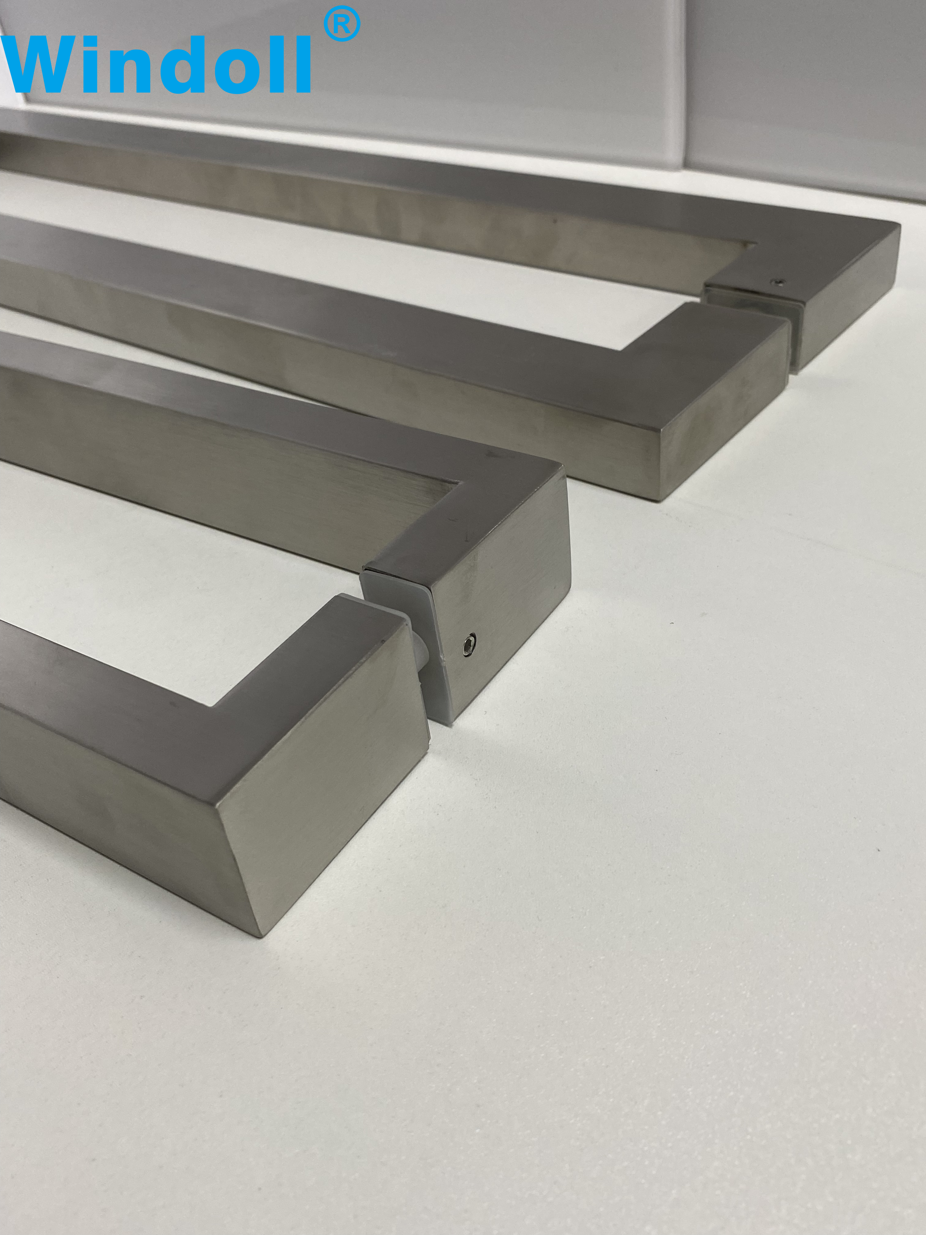 Stainless Steel Modern Entrance Door Pull Handle Stainless Steel Glass Door Long Ladder H Shape Pull Handle for Glass Door