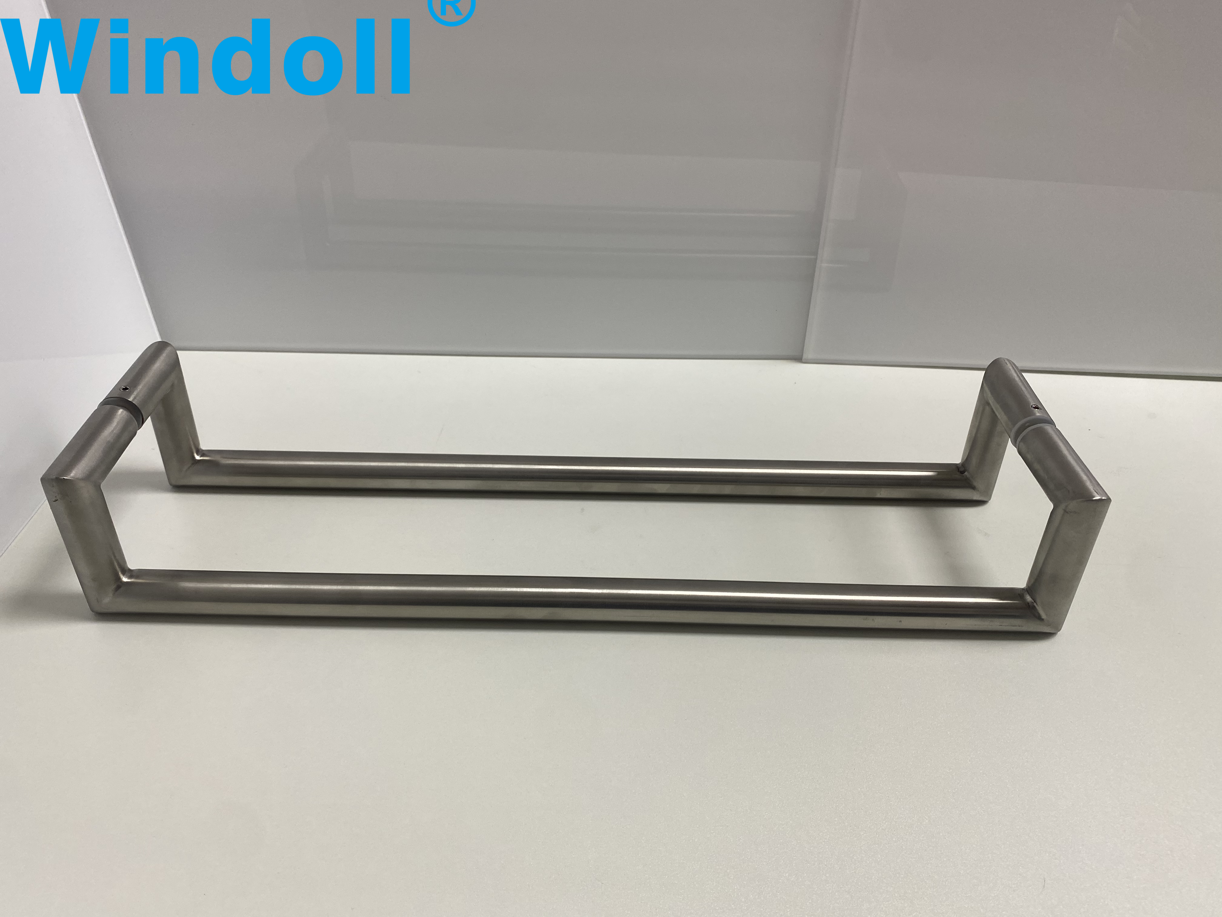Customized High Quality Multi Style H S Square Tube Stainless Steel Glass Door Handle SS