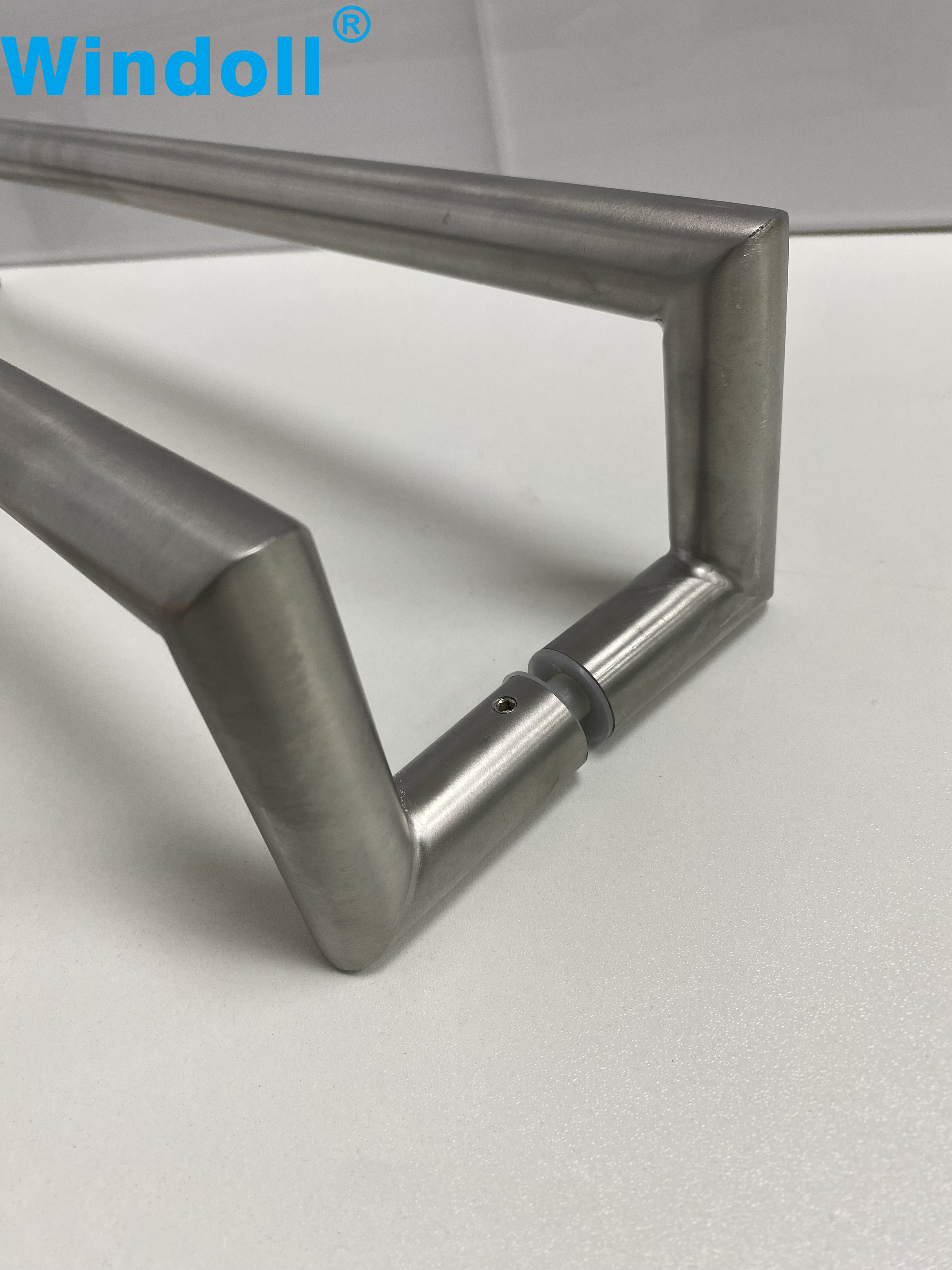 Customized High Quality Multi Style H S Square Tube Stainless Steel Glass Door Handle SS