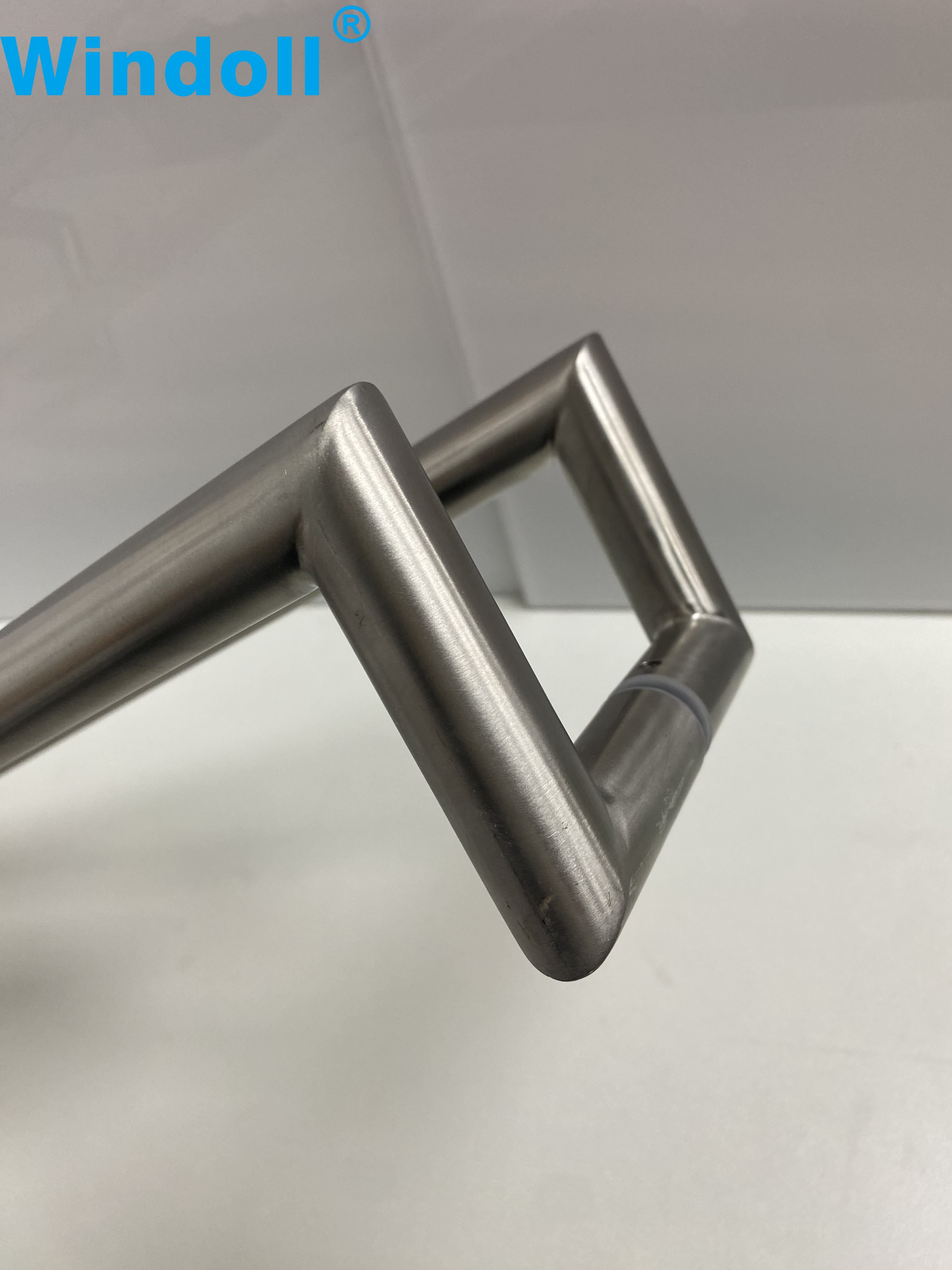 Customized High Quality Multi Style H S Square Tube Stainless Steel Glass Door Handle SS