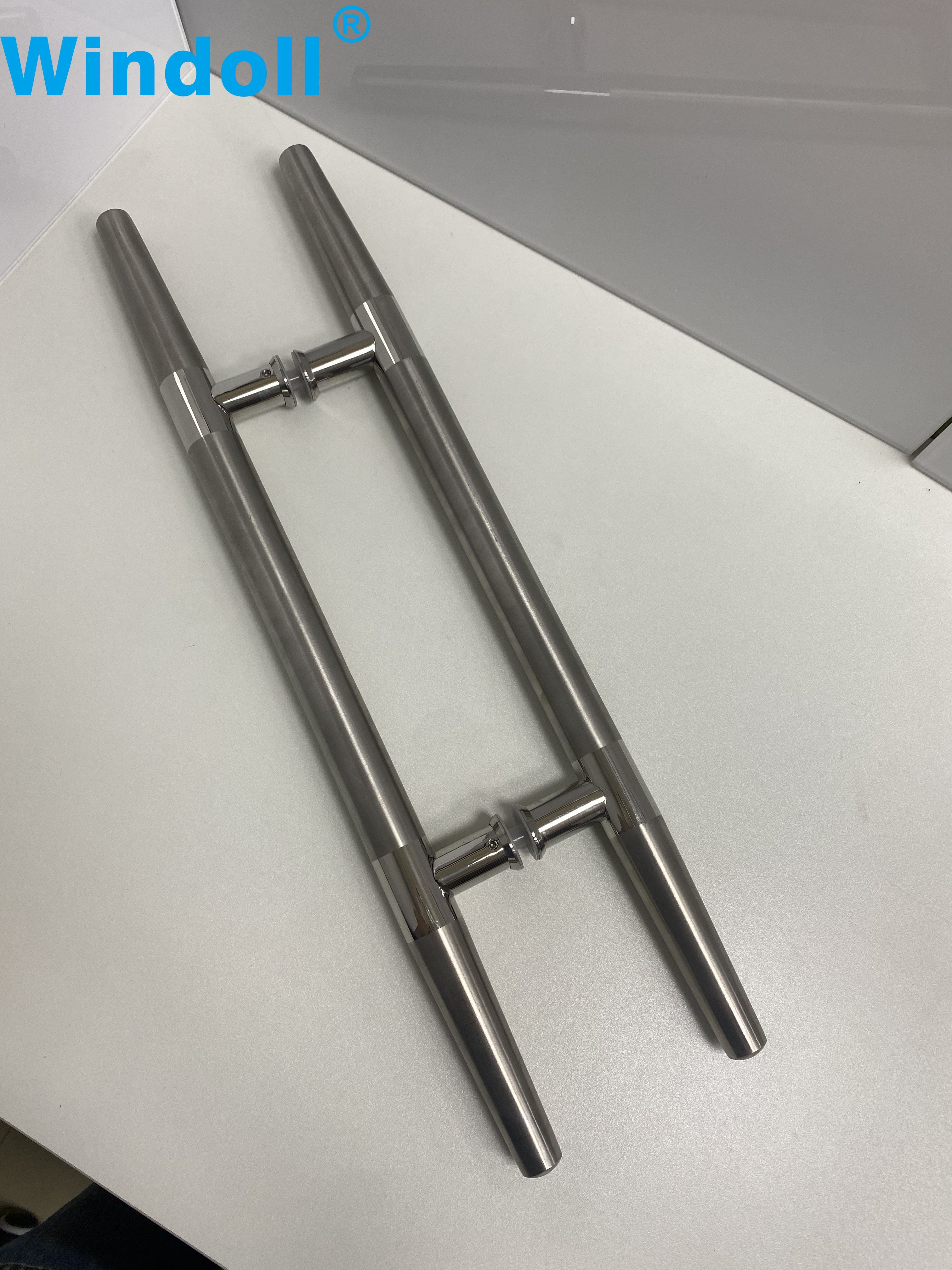 ODM OEM H-shaped Stainless Stell Showerroom Glass Handle Pull Handle