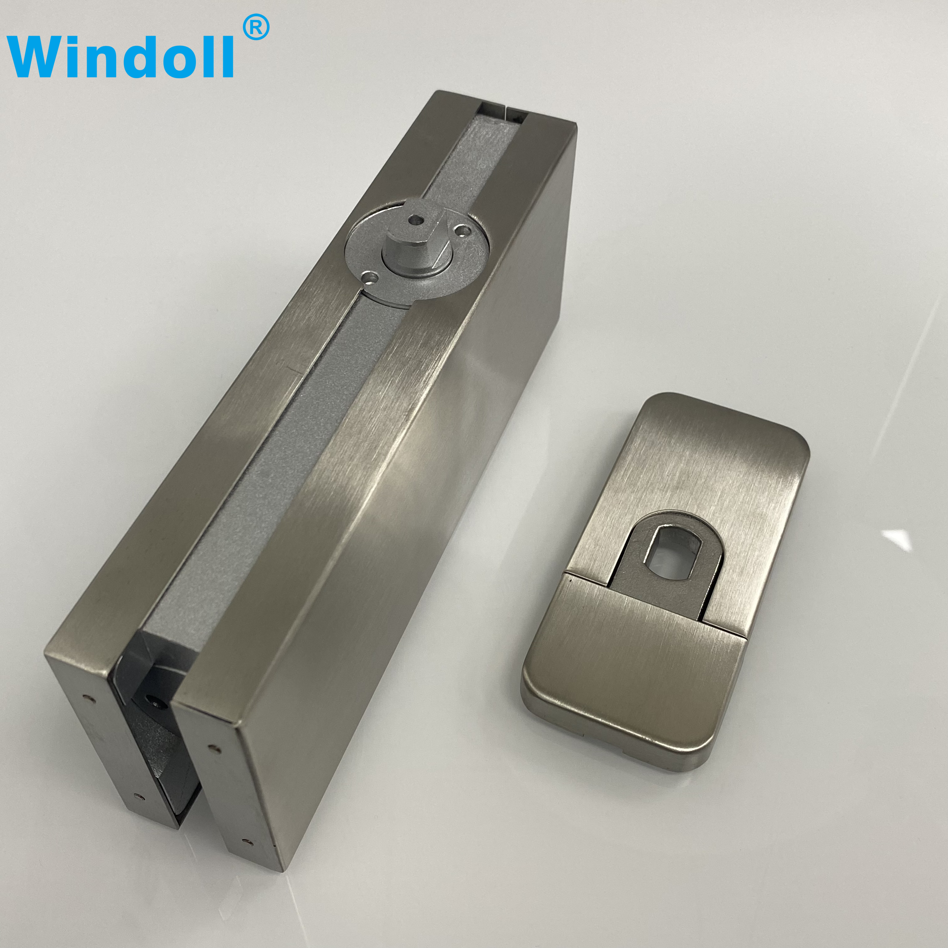 No-digging Hydraulic Heavy Duty Floor Spring Glass Concealed Door Closer