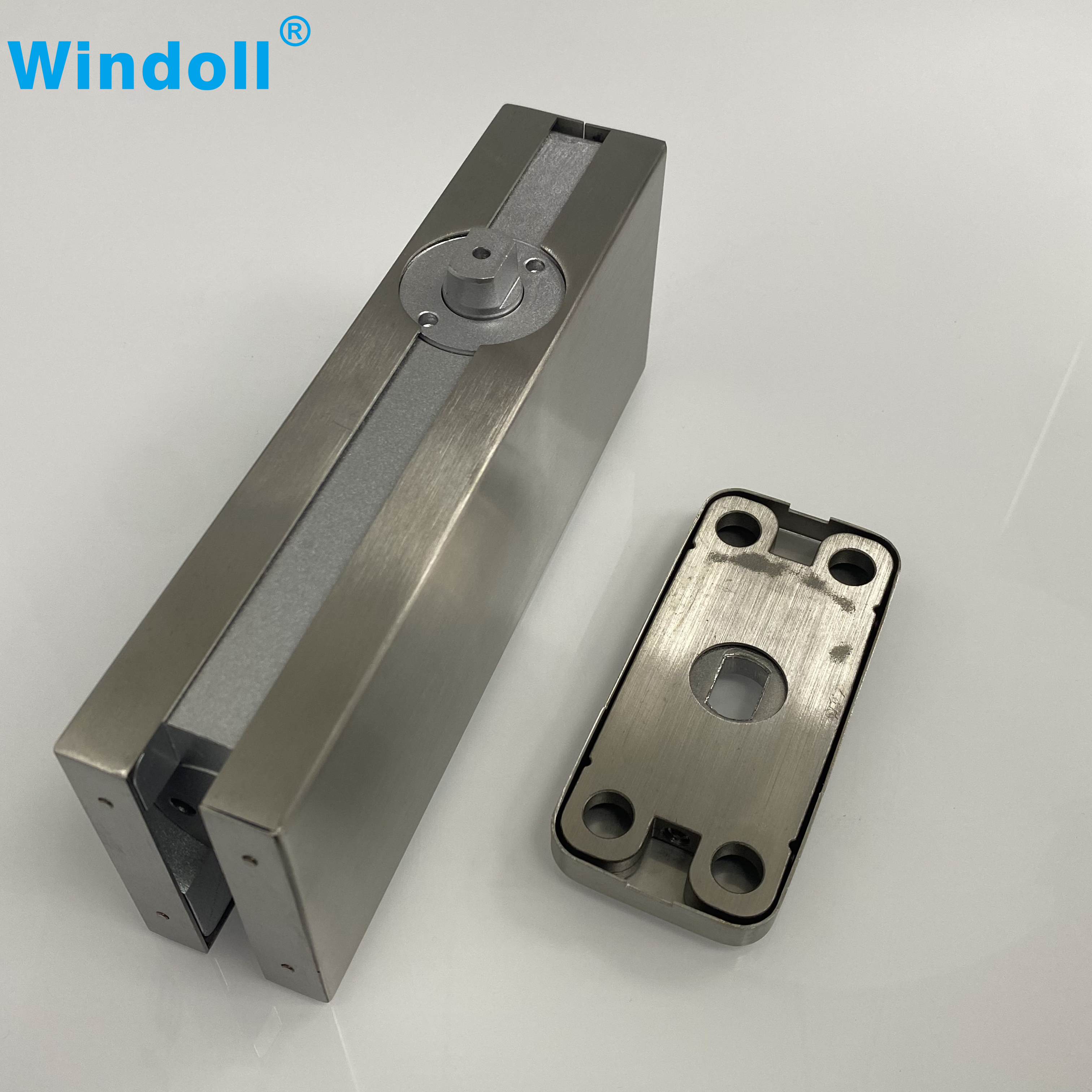 No-digging Hydraulic Heavy Duty Floor Spring Glass Concealed Door Closer