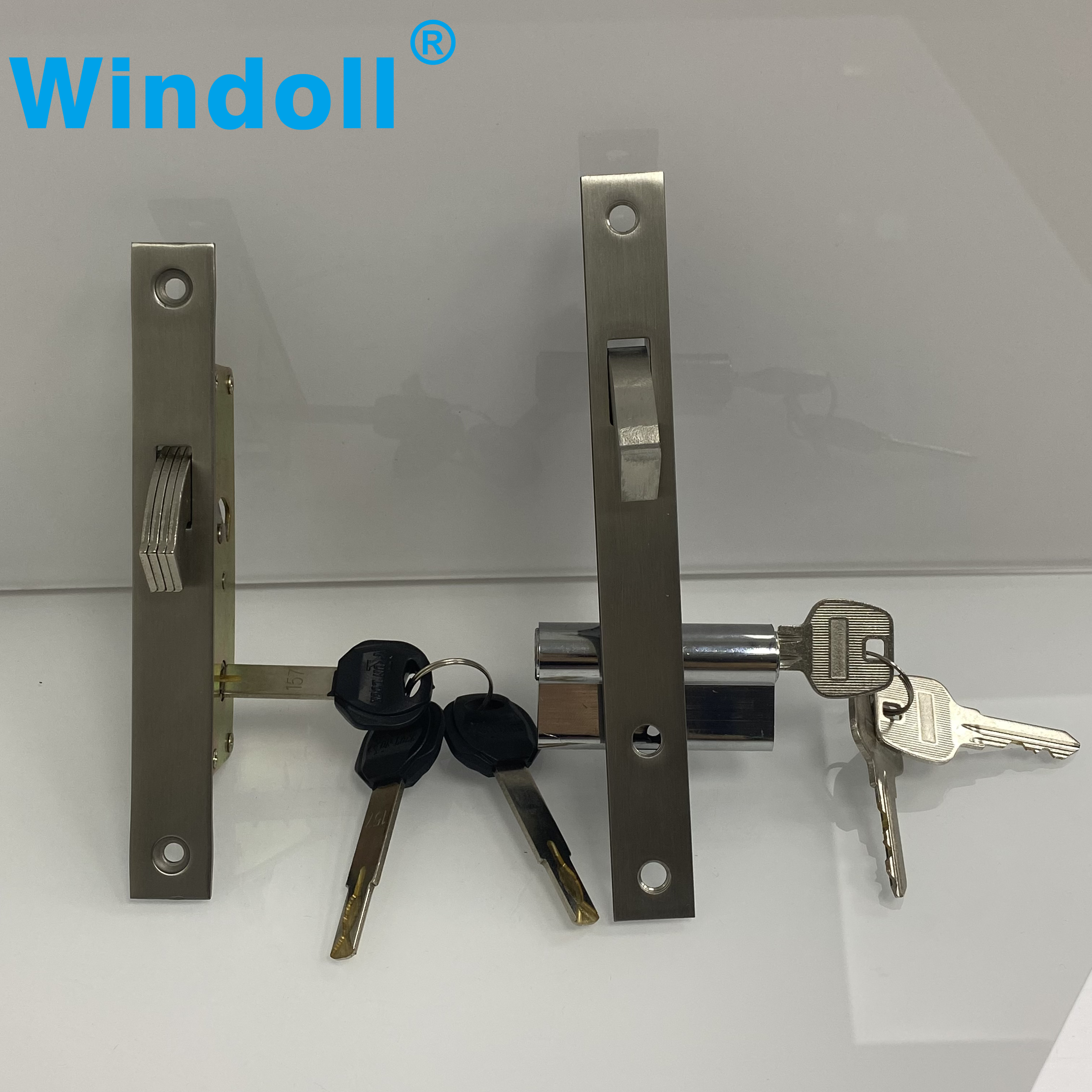 Hook Lock Tongue Profile Lock Sliding Mortise Door Lock for Sliding Door