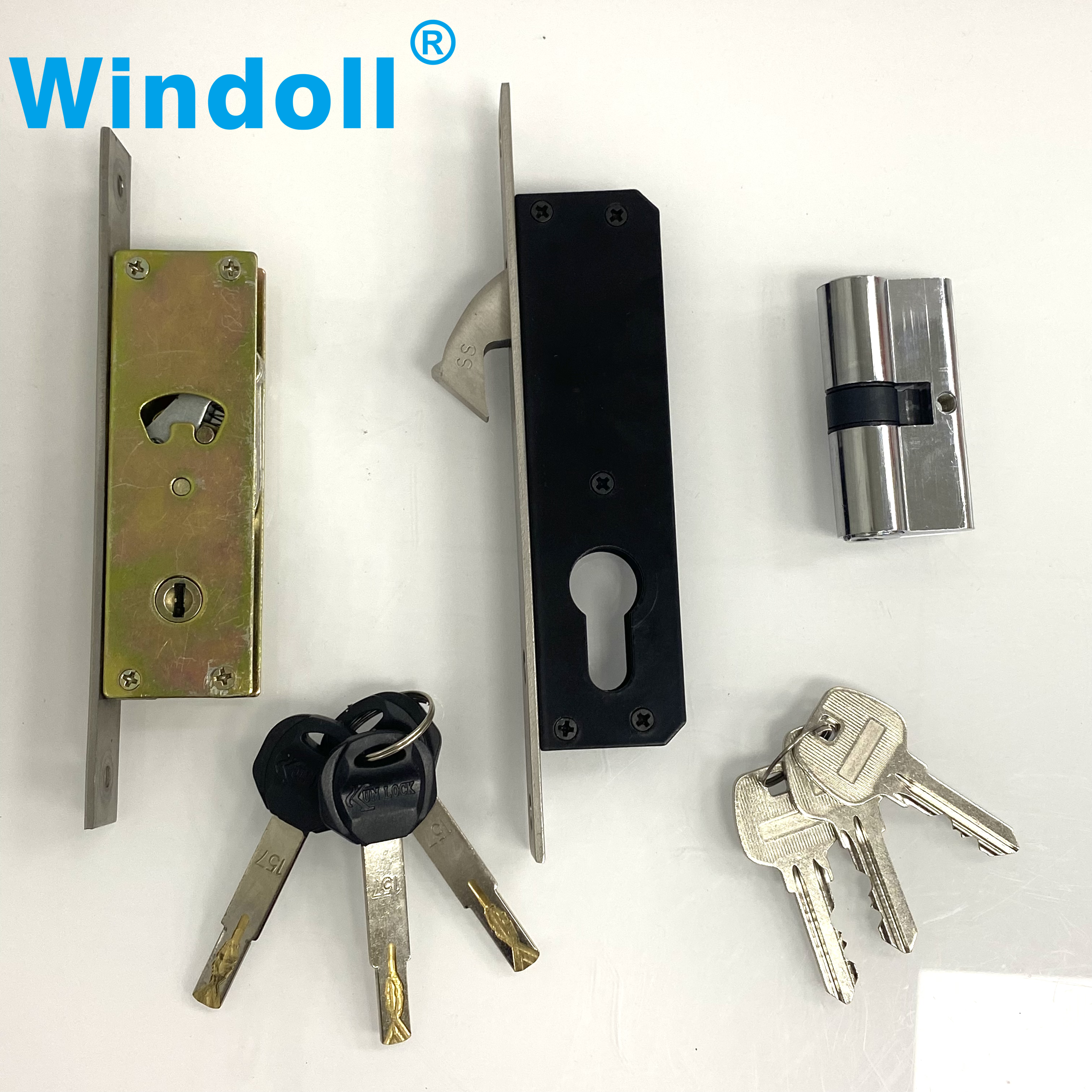 Hook Lock Tongue Profile Lock Sliding Mortise Door Lock for Sliding Door