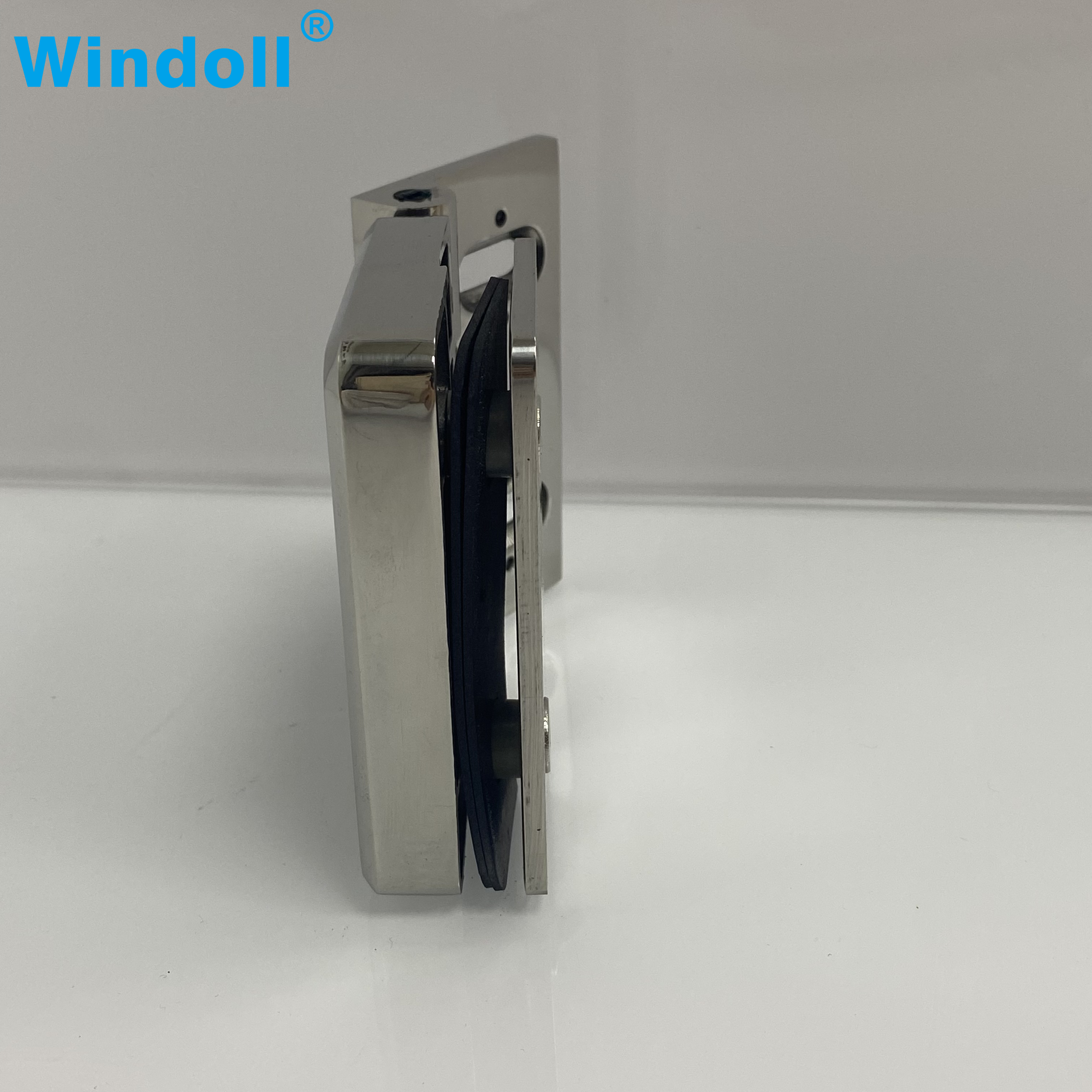 Customized 90 Degree Shower Door Clip Modern Bathroom Glass Wall to Glass Fixing Bracket Clamp for Hotels