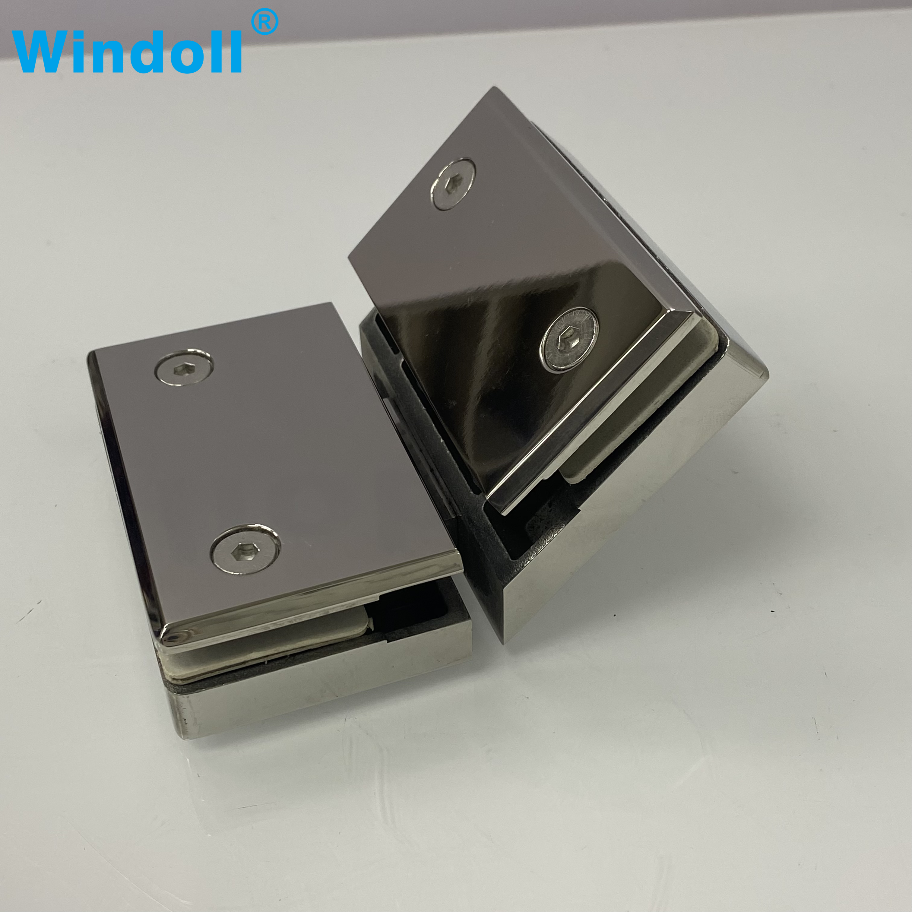New Glass Door Accessories Stainless Steel Shower Room Glass Door Clamp Shower Hinge Shower Door Hardware