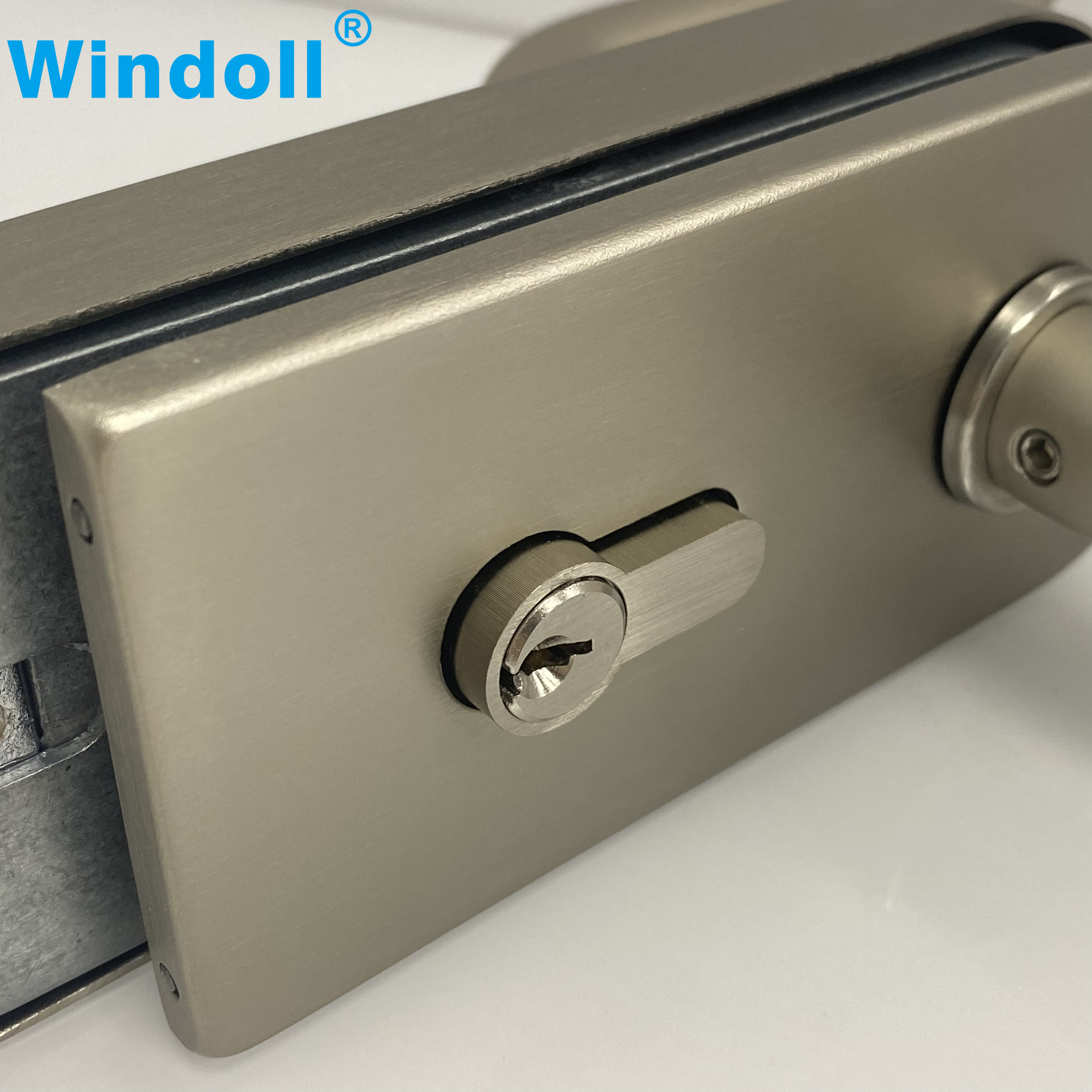 wholse tempered frameless glass door lock glass door lock with handles