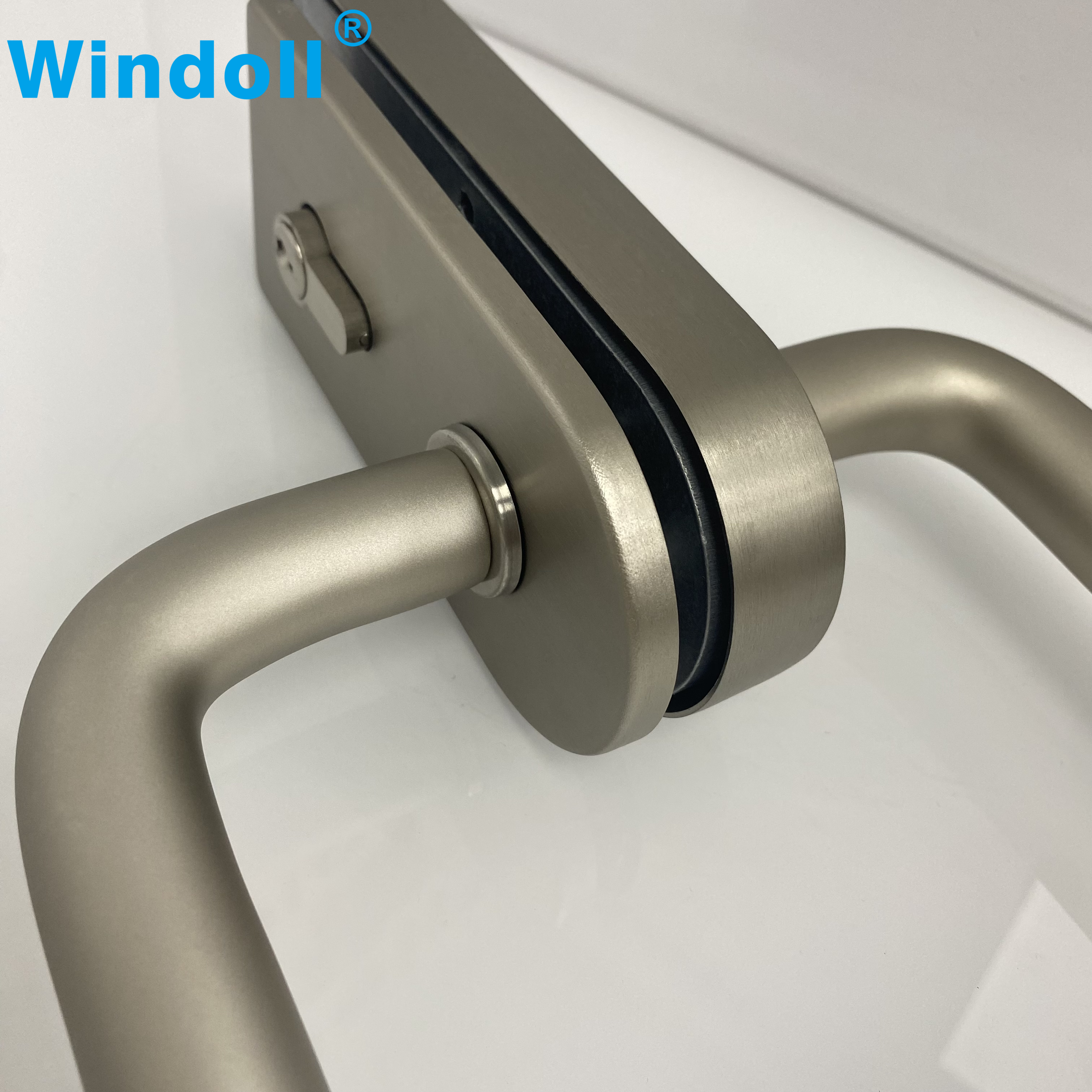 wholse tempered frameless glass door lock glass door lock with handles