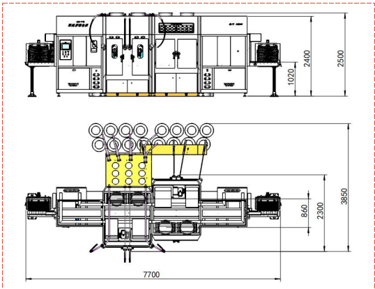 metal spraying machine