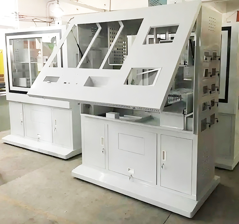 Sheet metal cabinet processing