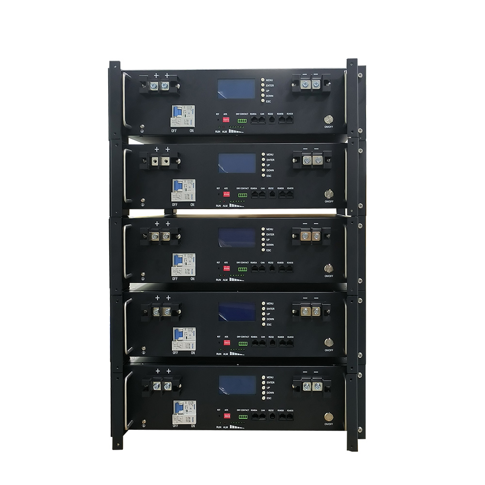 نظام تخزين الطاقة الشمسية ببطارية قابلة للتكديس 10.24 كيلوواط/ساعة