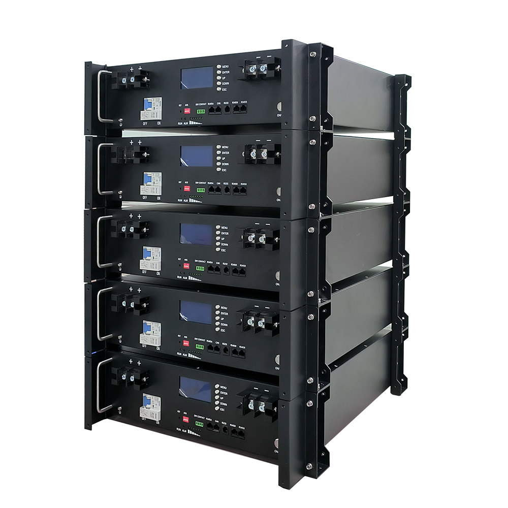 نظام تخزين الطاقة الشمسية ببطارية قابلة للتكديس 10.24 كيلوواط/ساعة