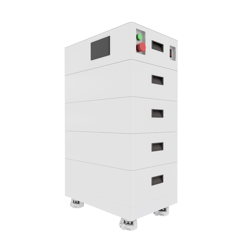 Güneş pili depolama powerwall ev enerjisi depolama ev pili yedekleme Dikey Düşük Voltaj 51.2V Yığın Pil Ev ESS için