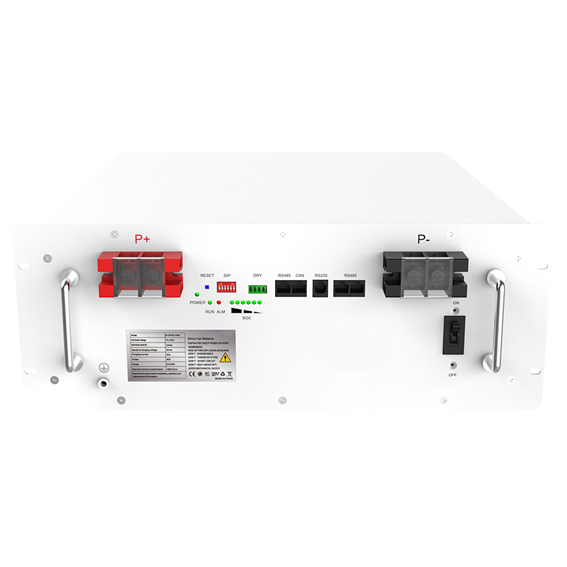 Advanced BMS 51.2V LiFePO4 Stackable Battery for Home