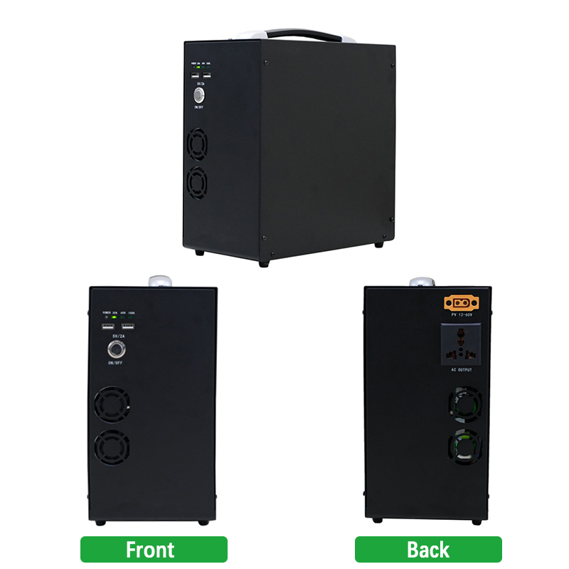 Générateur solaire tout-en-un 200 W 1 kWh avec modules PV 500-650 W