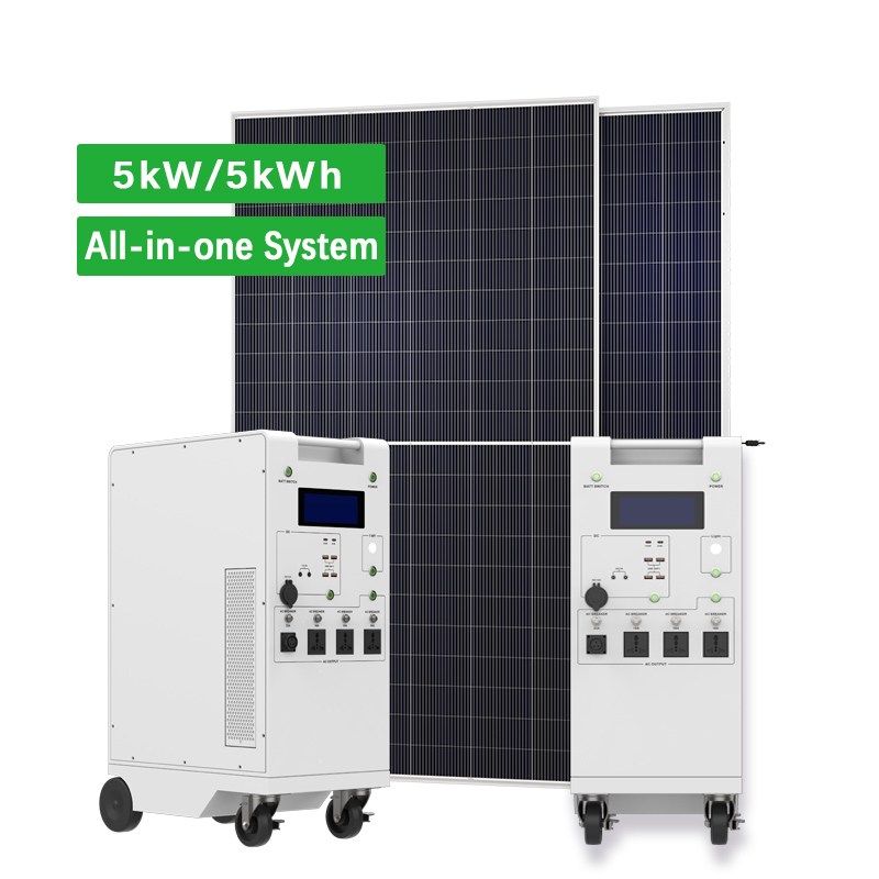 Générateur solaire hybride 5 kW 5 kWh pour systèmes solaires domestiques