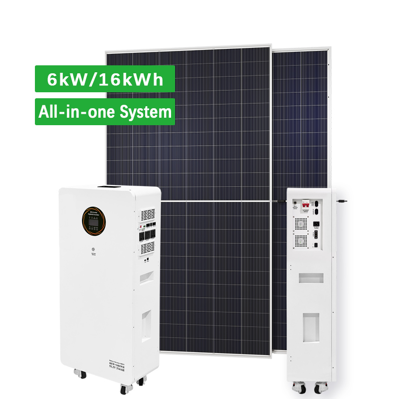 Système de stockage solaire hybride mobile 6 kW 16 kWh
