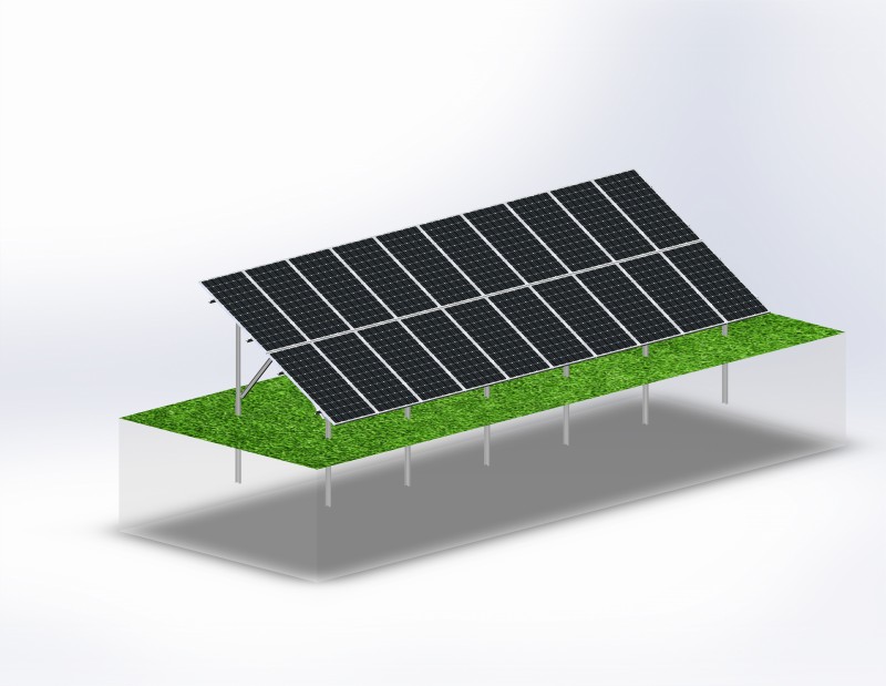 Solar Farm Mounting System | Angels Solar