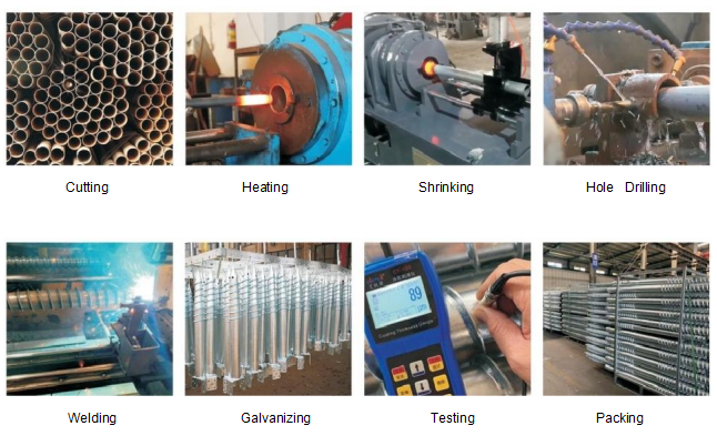 Q235 Steel Hot-dip Galvanized Ground Screw