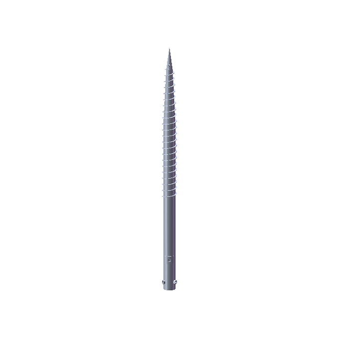 Q235 Steel Hot-dip Galvanized Ground Screw | Angels Solar