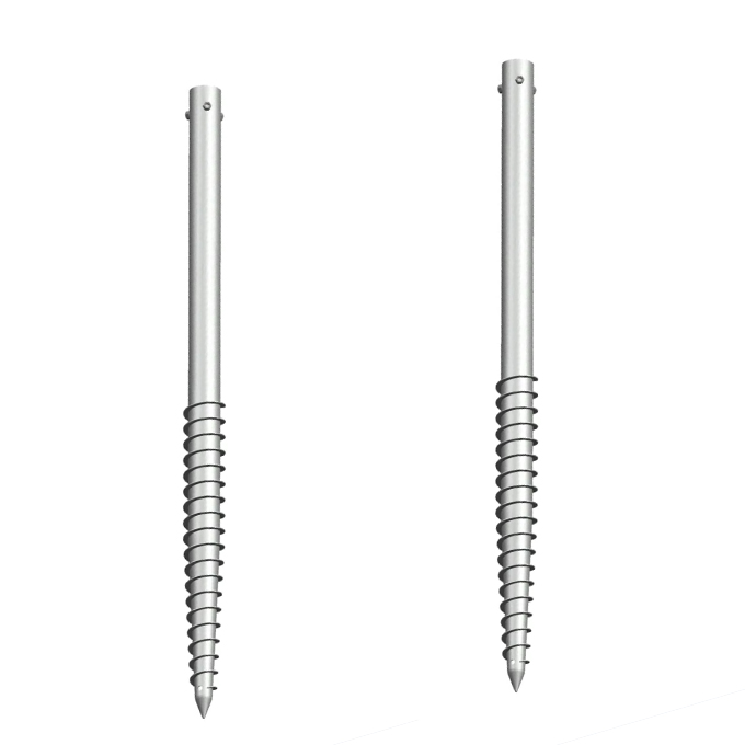 No Dig Ground Screw Pole Anchor | Angels Solar