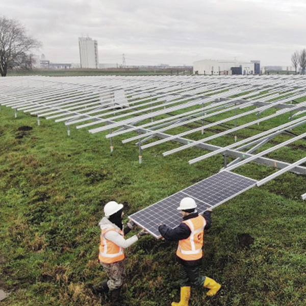 Steel Ground Mounting System | Angels Solar