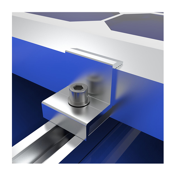 Aluminium Solar Panel Black End Clamps