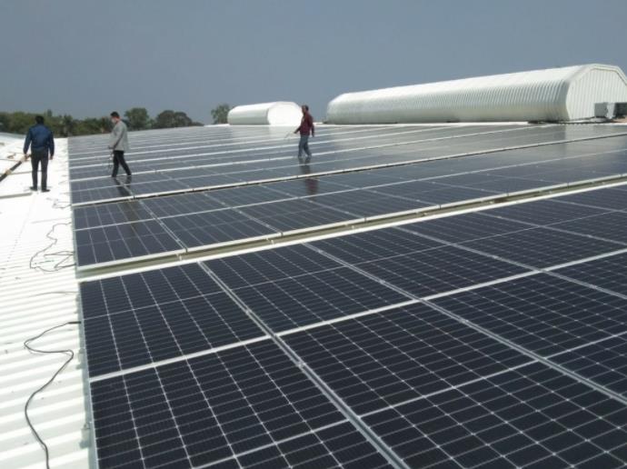 Bangladesh 2.16MW Metal Roof Solar Mounting System -L Feet
