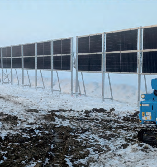 Professional Grade Ground Mounting Vertical Solar Racking Systems for Farmland