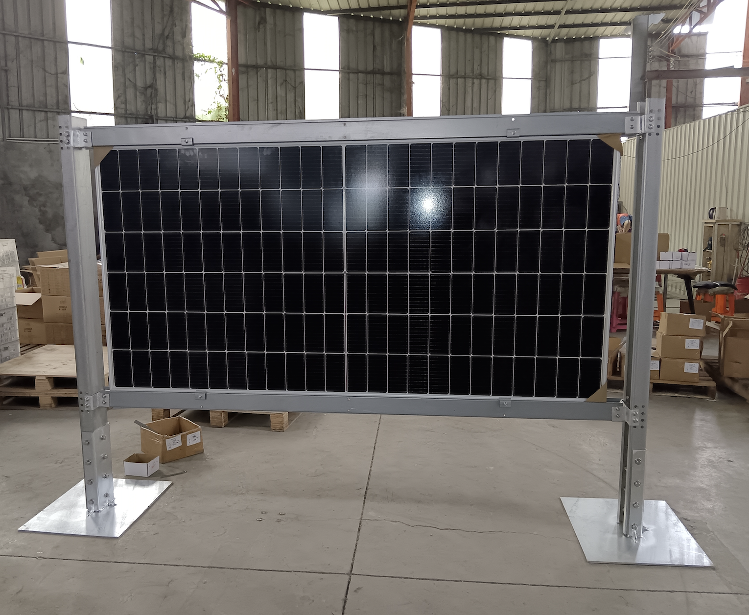 Vertical Bifacial Structure Solar Ground PV Mounting Systems for Open Ground Agriculture or Agricultural Farmland Vertical Bifacial Structure Solar Ground PV Mounting Systems for Open Ground Agriculture or Agricultural Farmland