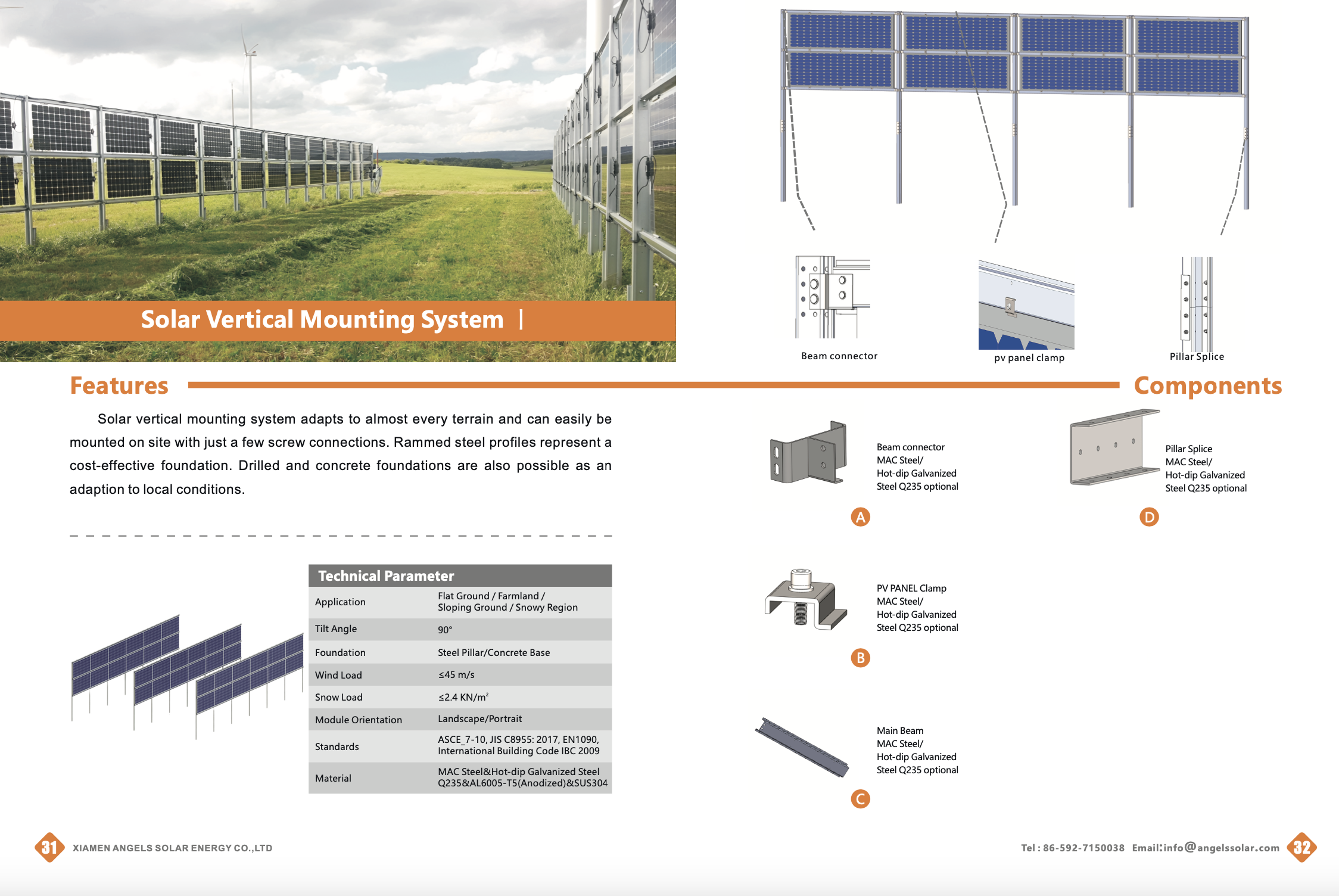 Vertical Bifacial Structure