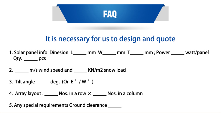 Galvanized Mounting Solar PV Systems