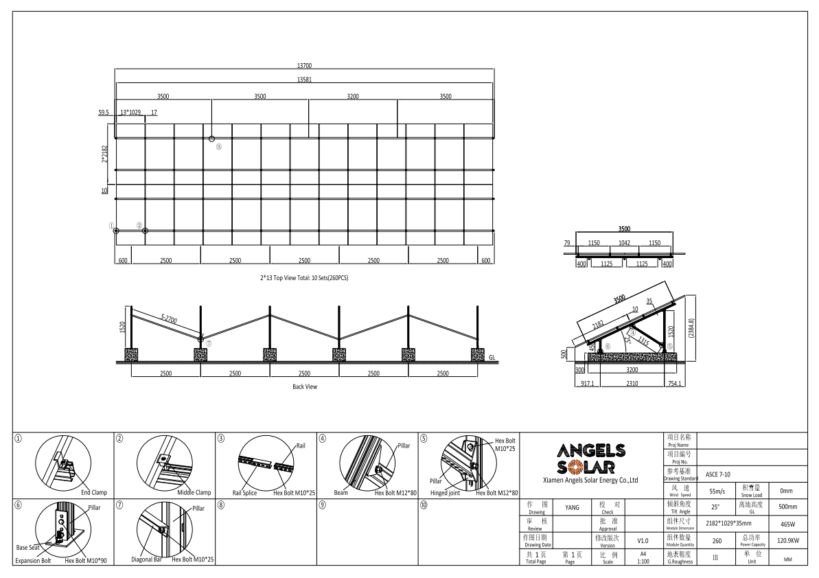 Galvanized Mounting Solar PV Systems