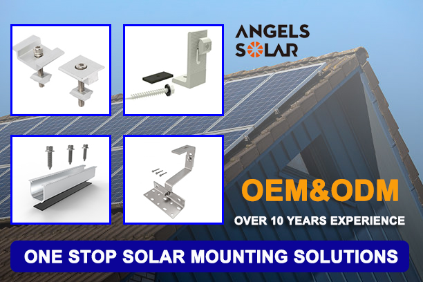 Adjustable Hook for Tile Roof Solar Mounting