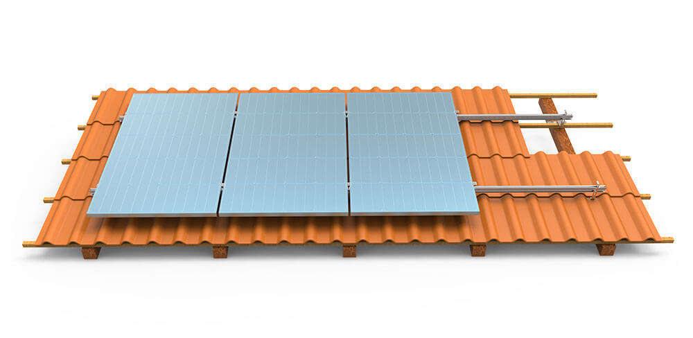 High Quality Stainless Steel Solar Tile Roof Hook Bracket System