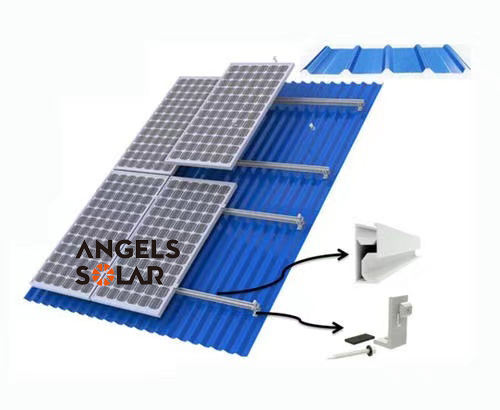 Aluminum Solar Metal Roof Solar Mounting Rack L Feet Kit Bracket