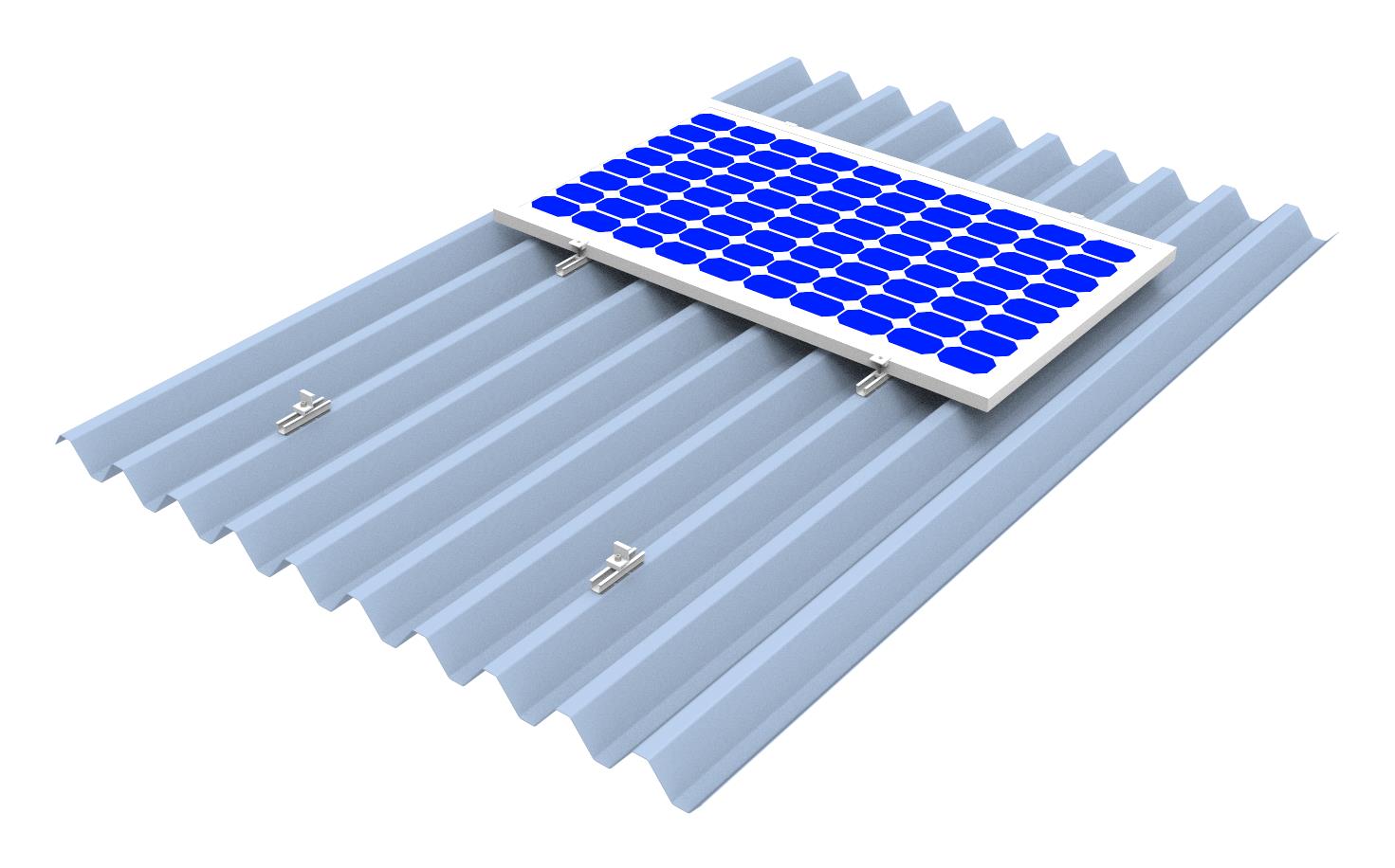 East West Solar Flat Roof Mounting System