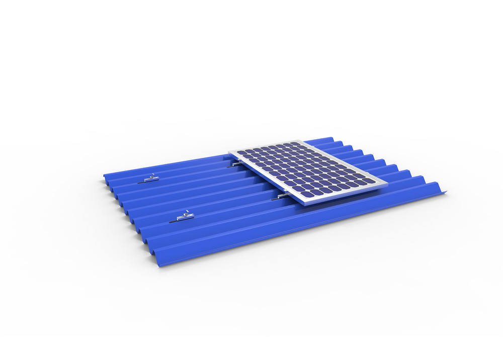 Solar MINI Rail Aluminum Metal Roof Solar Panel Roof Mounting