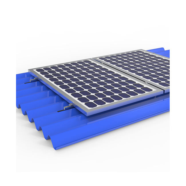 Solar MINI Rail Aluminum Metal Roof Solar Panel Roof Mounting