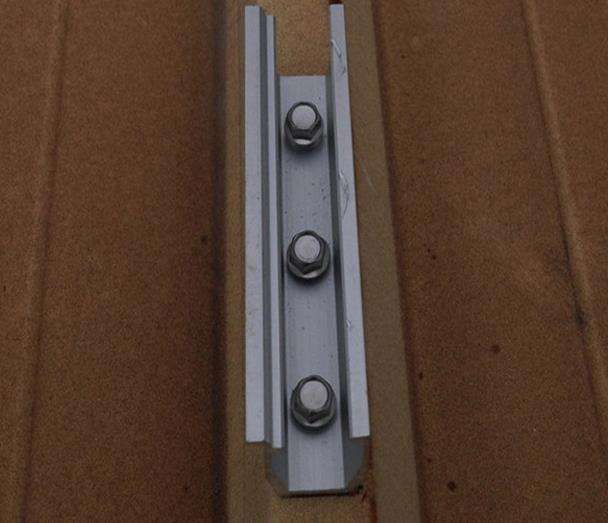 Solar MINI Rail Aluminum Metal Roof Solar Panel Roof Mounting