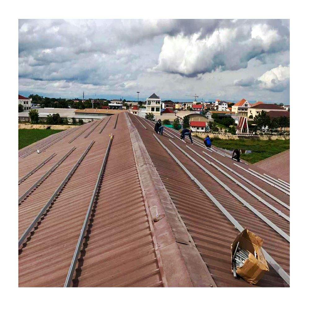 Metal Roof Solar Panel Roof Mounting System for Residential / Commercial Use