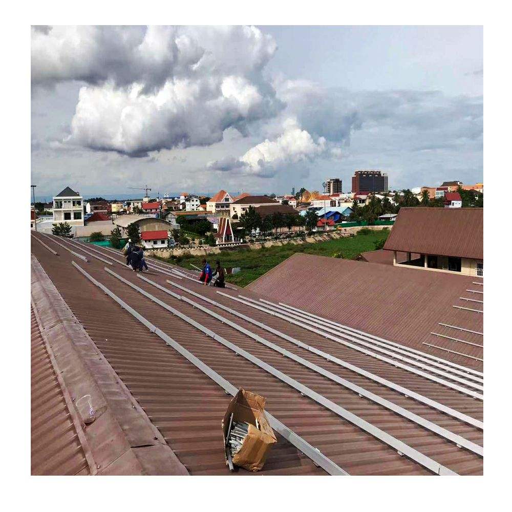 Metal Roof Solar Panel Roof Mounting System for Residential / Commercial Use