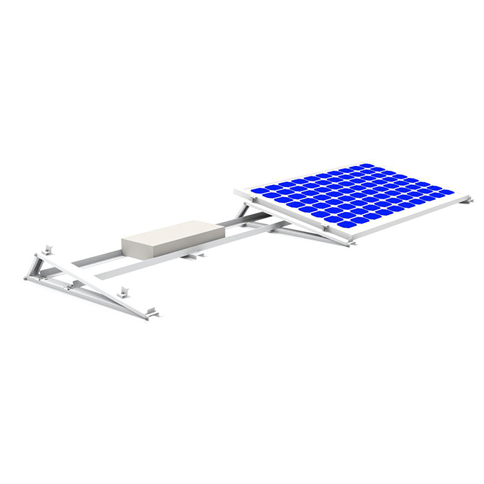 Concrete Base Rust - Proof Solar Panel Ballast Mount Flat Roof Rack Solar Mounting