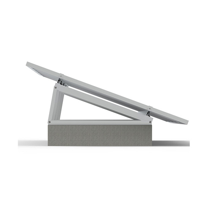 Solar Flat Roof Triangle Structure Kit Mounting System
