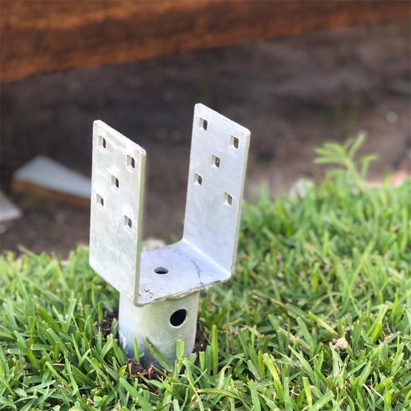 Pilar de tornillo de tierra, anclaje de poste fácil de instalar, cimentación para paneles solares