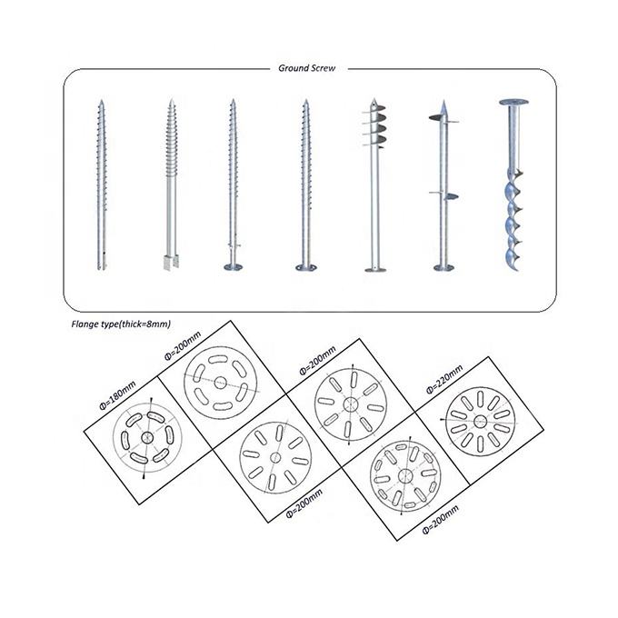 ground screws for solar mounting