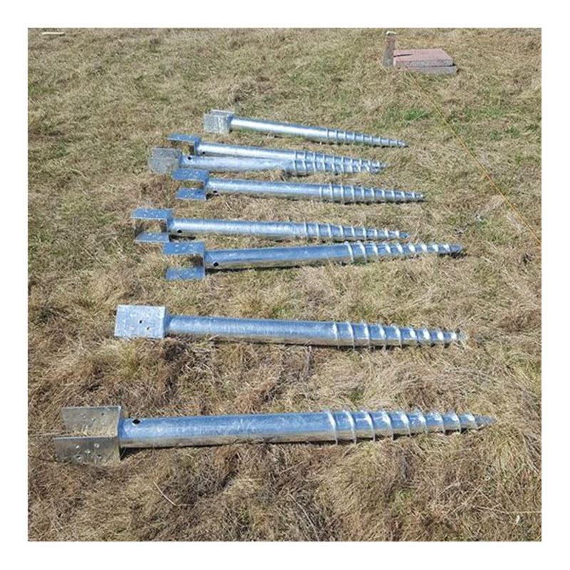Tornillo de tierra para pilotes, estructura de montaje, acero, metal, aislamiento, anclaje, perno resistente, tornillo de fijación, hormigón