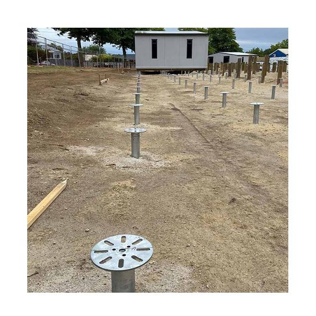 수명이 긴 용융 아연 도금 스크류 파일 앵커, 지반 스크류, 태양광 브래킷 스크류 파일