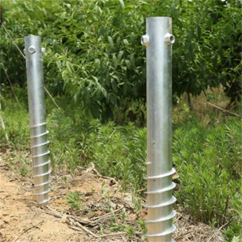 ركائز تثبيت أرضية من الفولاذ المجلفن بالغمس الساخن - مبيعات مباشرة